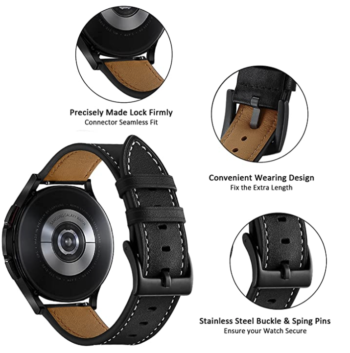 Galaxy Watch 4 (40mm & 44mm) /4 Classic (42mm & 46mm) Leather
